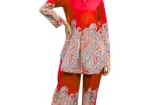 Paisley Print Tunic and Palazzo Set